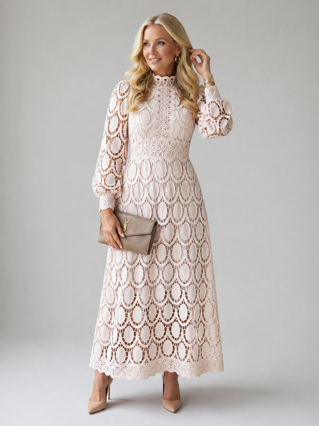 Felicity | Lace Midi Dress
