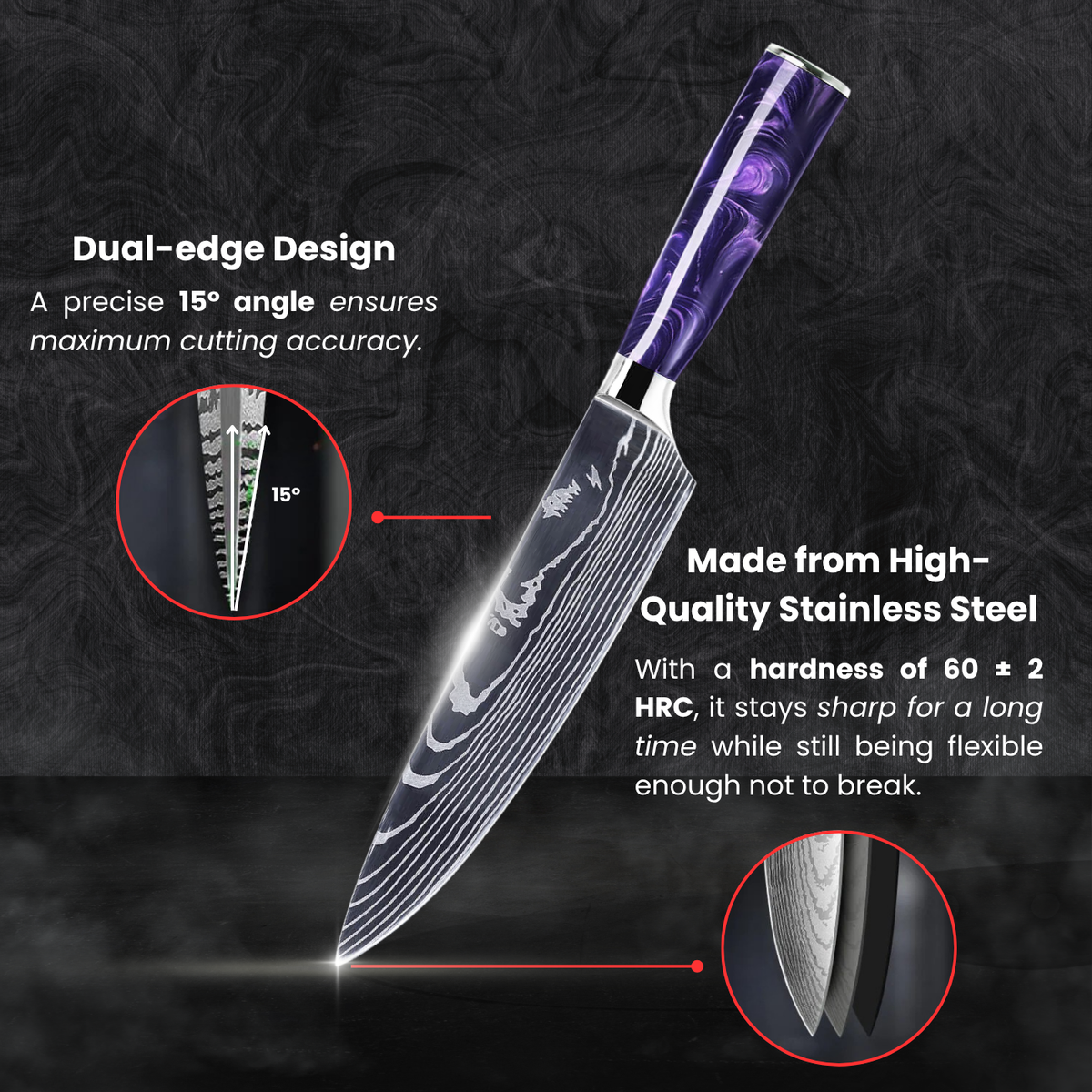 Gyuto Chef's Knife (8") - Yozora Series