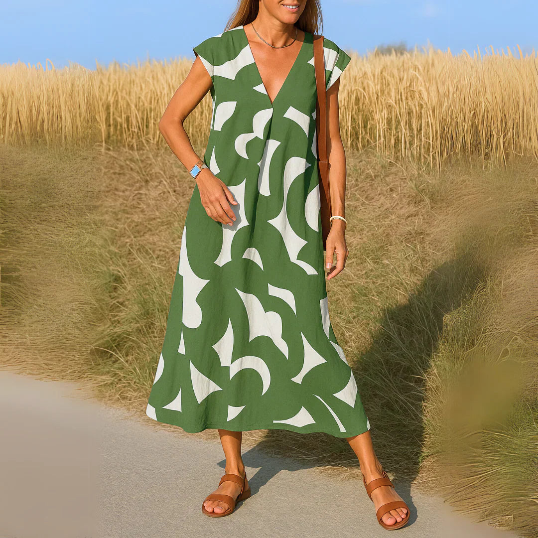 Tatiana™ | Cutwork Detail Maxi Dress