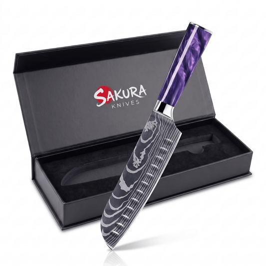 Santoku All-Purpose Knife (7") - Yozora Series