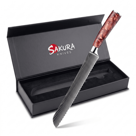 Pankiri Bread Knife (8") - Kohaku Series