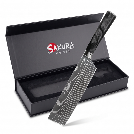 Nakiri Vegetable Knife (7") - Sumi Series