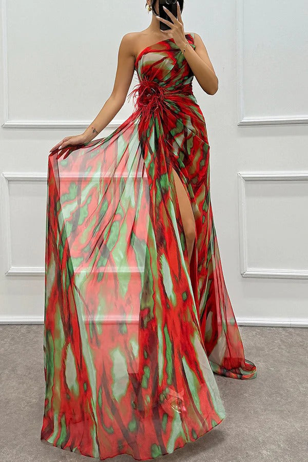 Yvette | Vibrant Draped Dress