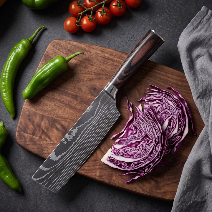 Nakiri Vegetable Knife (7") - Takumi Series