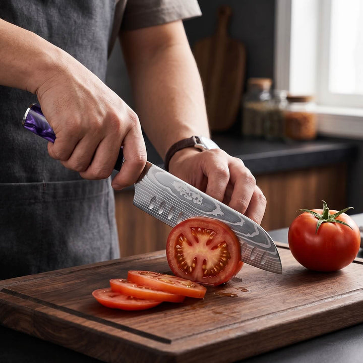 Santoku All-Purpose Knife (7") - Yozora Series