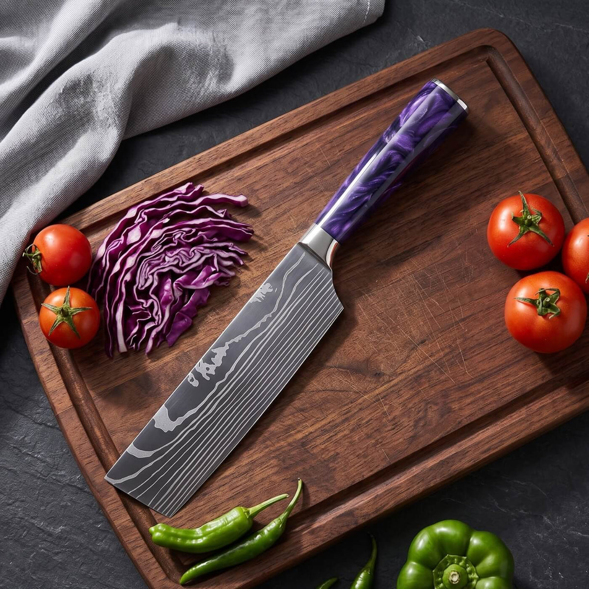 Nakiri Vegetable Knife (7") - Yozora Series