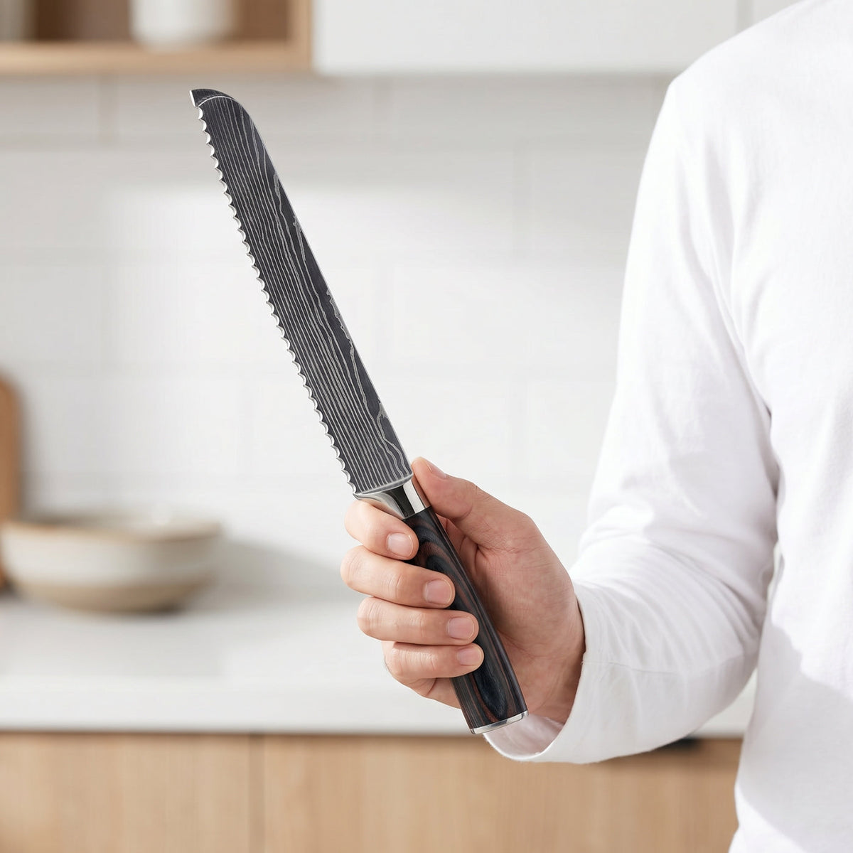 Pankiri Bread Knife (8") - Takumi Series