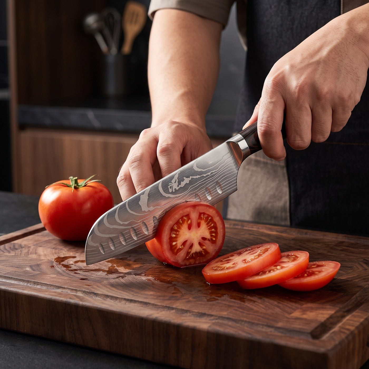 Santoku All-Purpose Knife (7") - Takumi Series