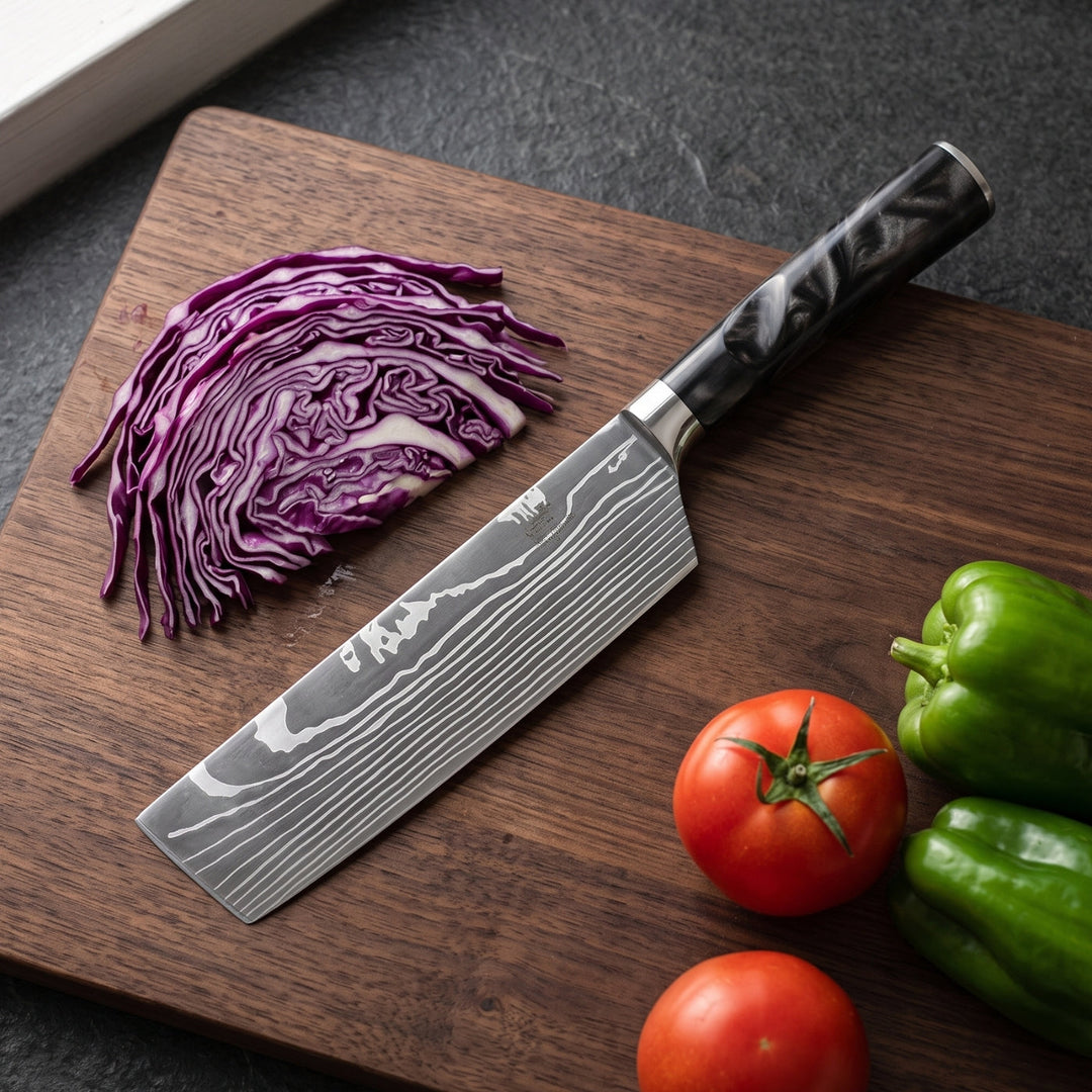 Nakiri Vegetable Knife (7") - Sumi Series