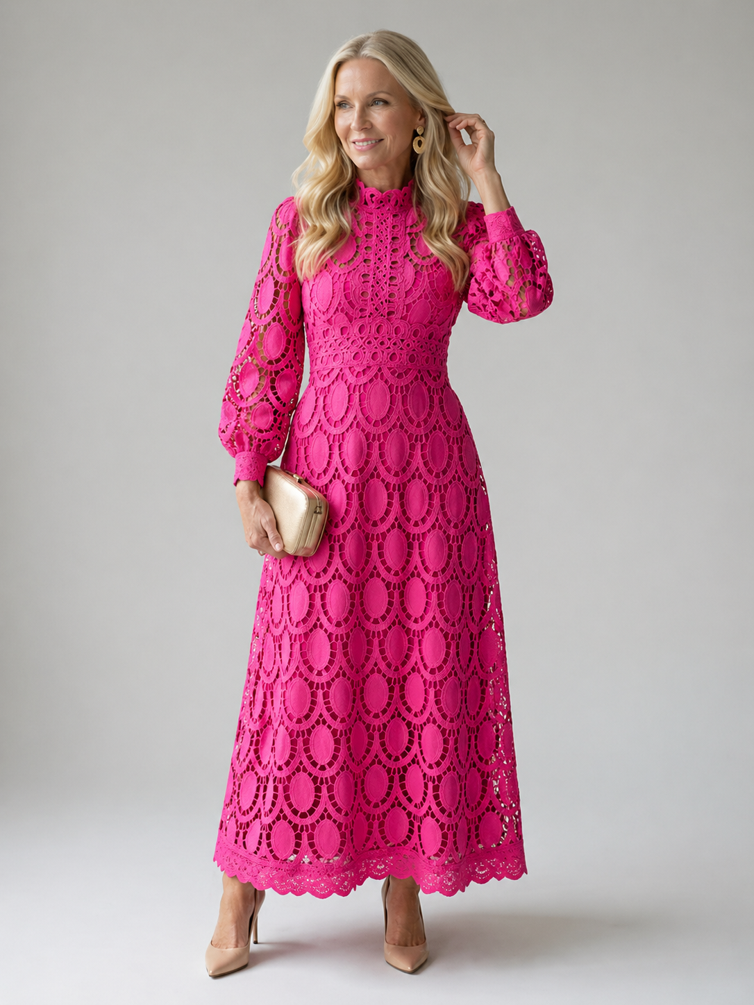 Felicity | Lace Midi Dress