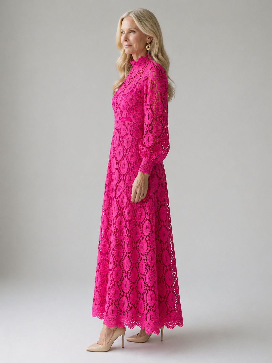 Felicity | Lace Midi Dress