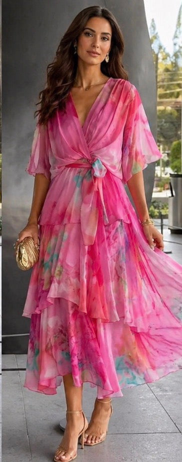 Daniela | Layered Floral Sun Dress