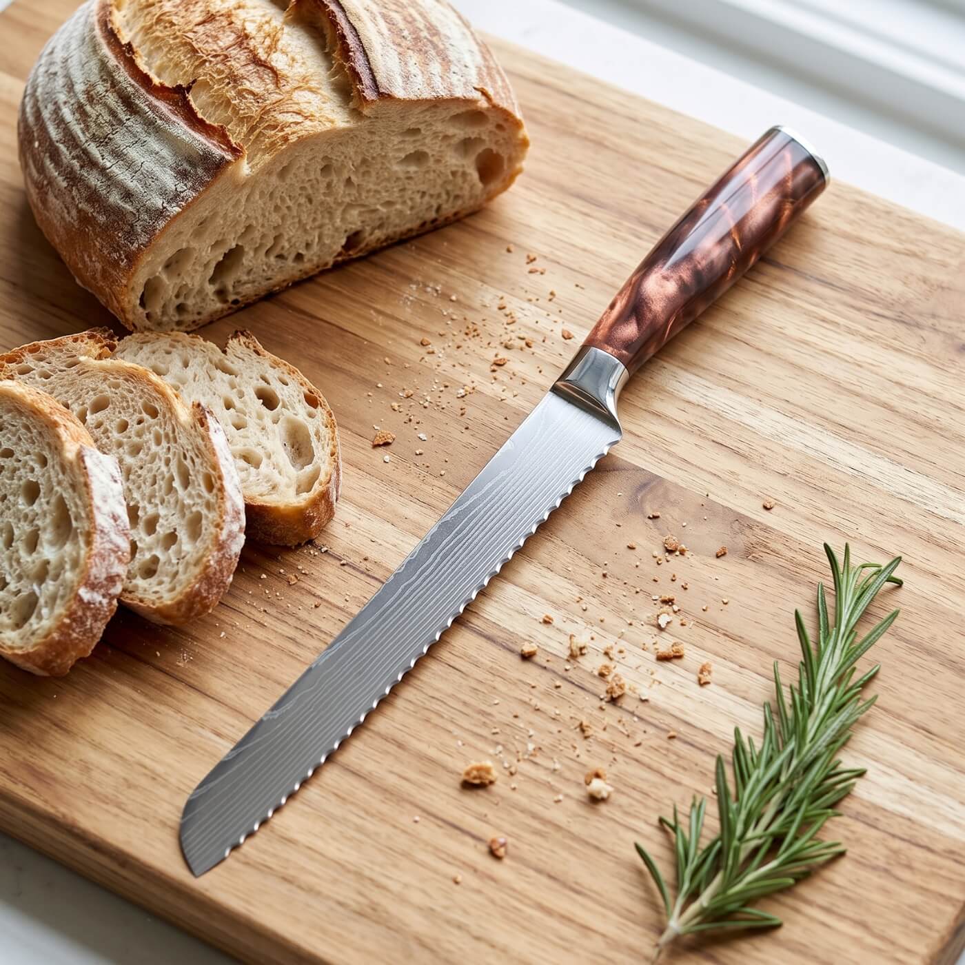 Pankiri Bread Knife (8") - Kohaku Series
