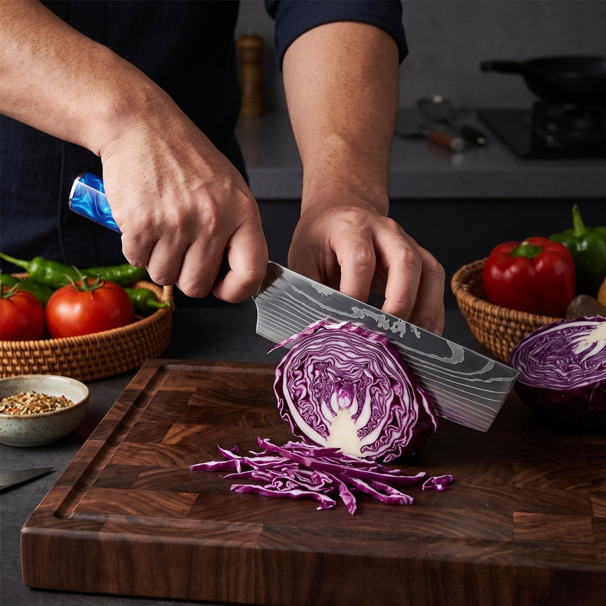 Nakiri Vegetable Knife (7") - Kaiyo Series