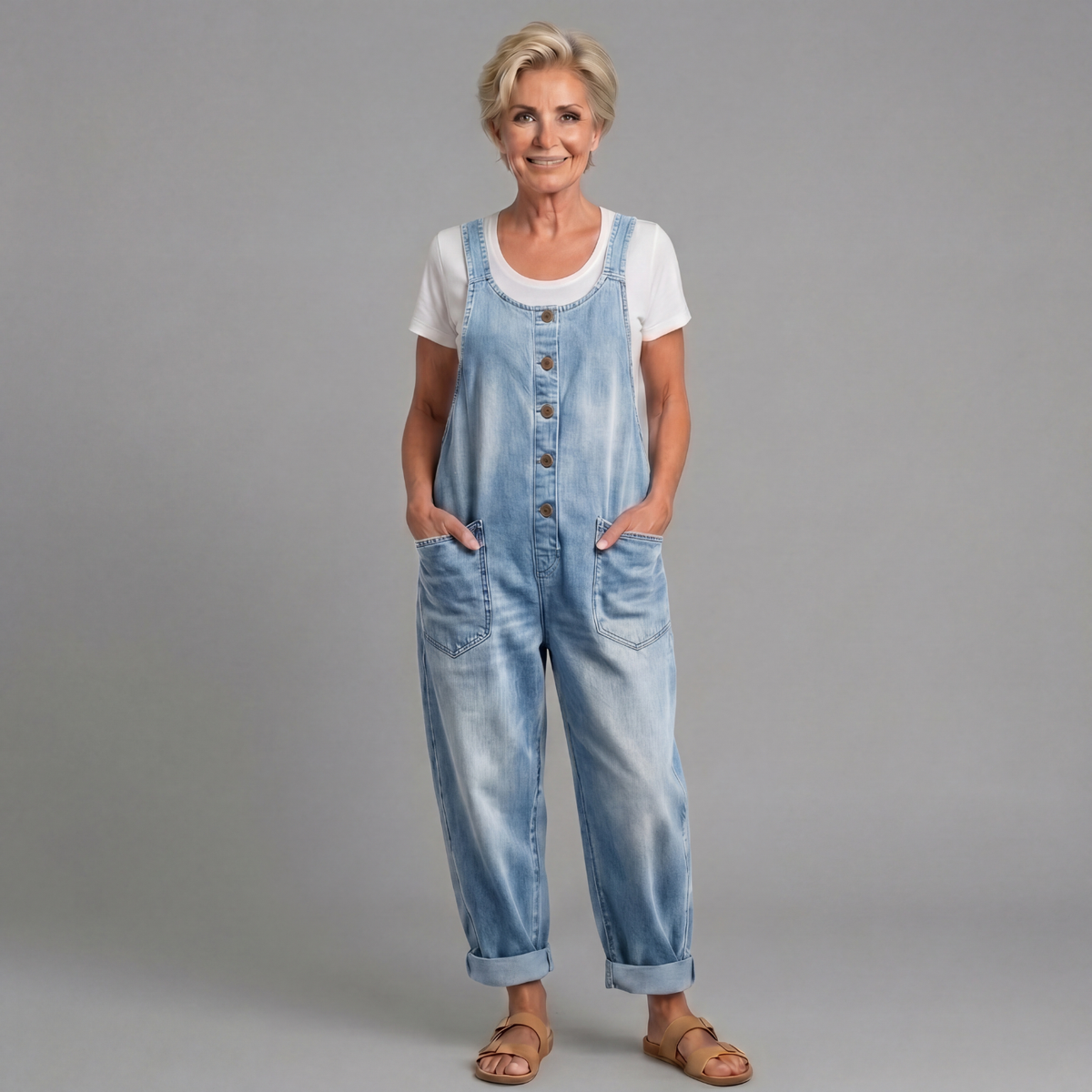 Saylor | Denim Overalls