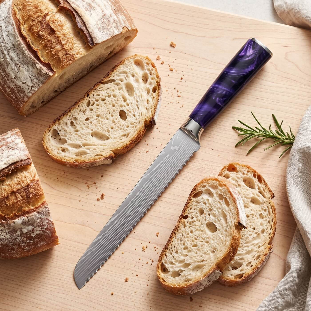 Pankiri Bread Knife (8") - Yozora Series