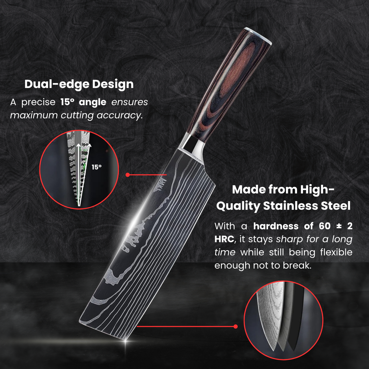 Nakiri Vegetable Knife (7") - Takumi Series