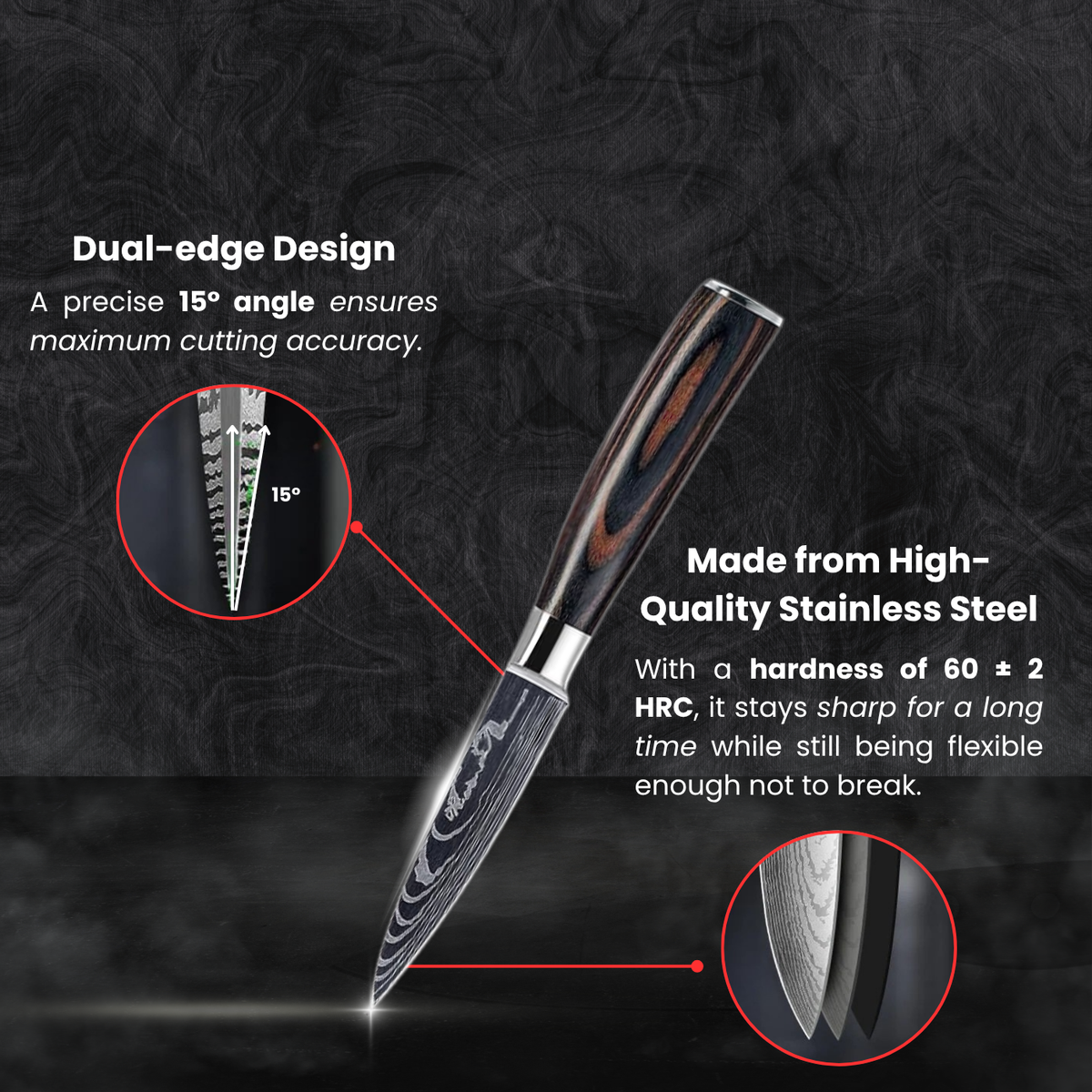 Petty Paring Knife (3.5") - Takumi Series