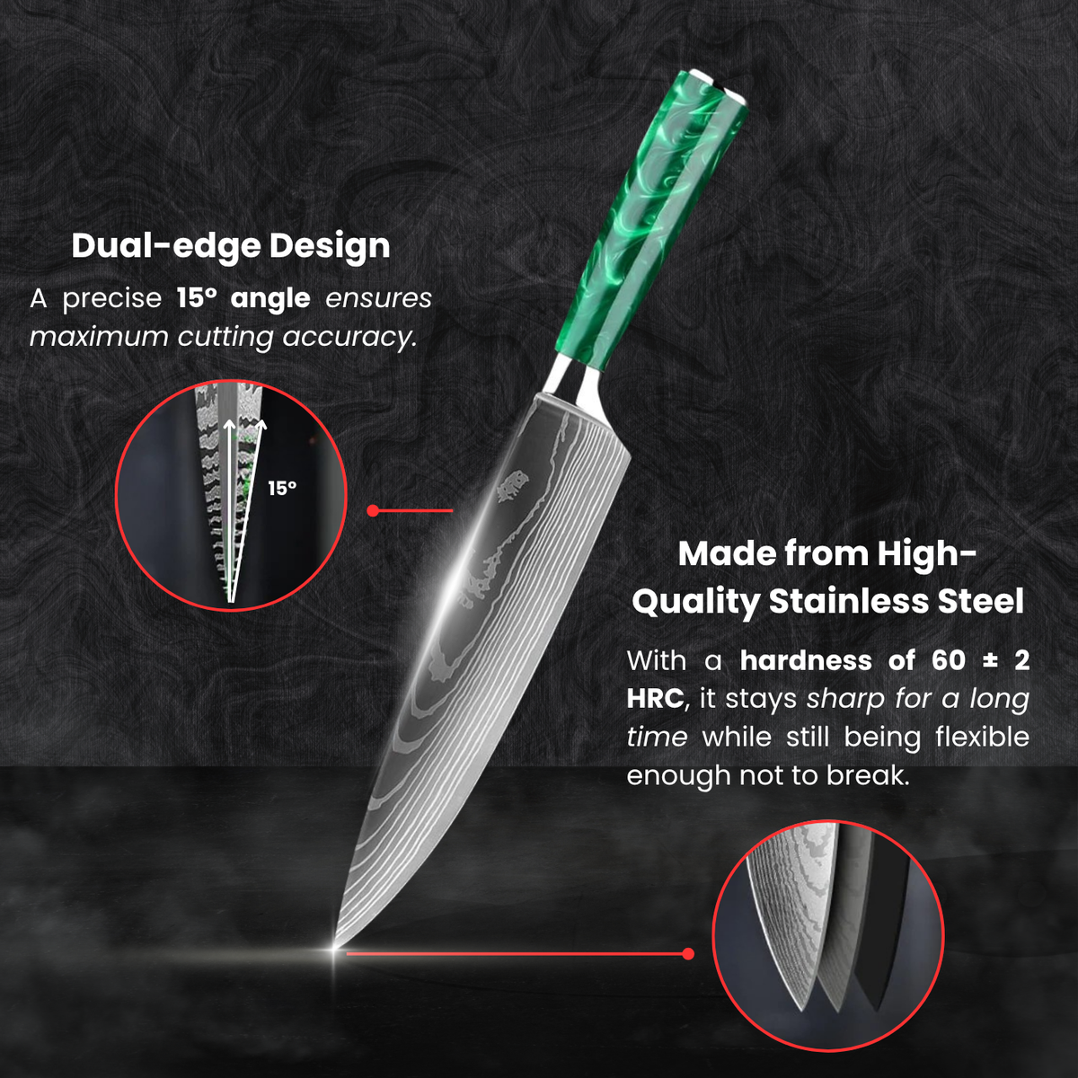Gyuto Chef's Knife (8") - Kodama Series