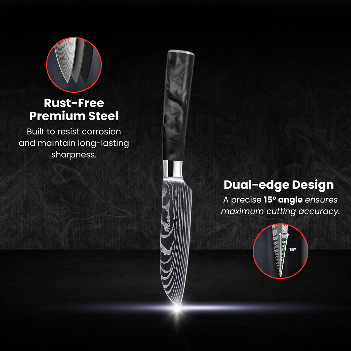 Petty Utility Knife (5") - Sumi Series