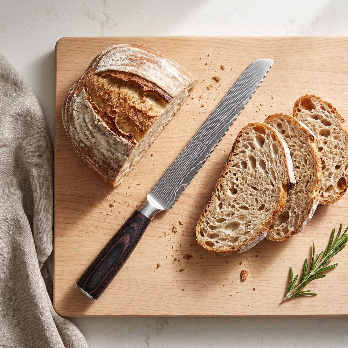 Pankiri Bread Knife (8") - Takumi Series