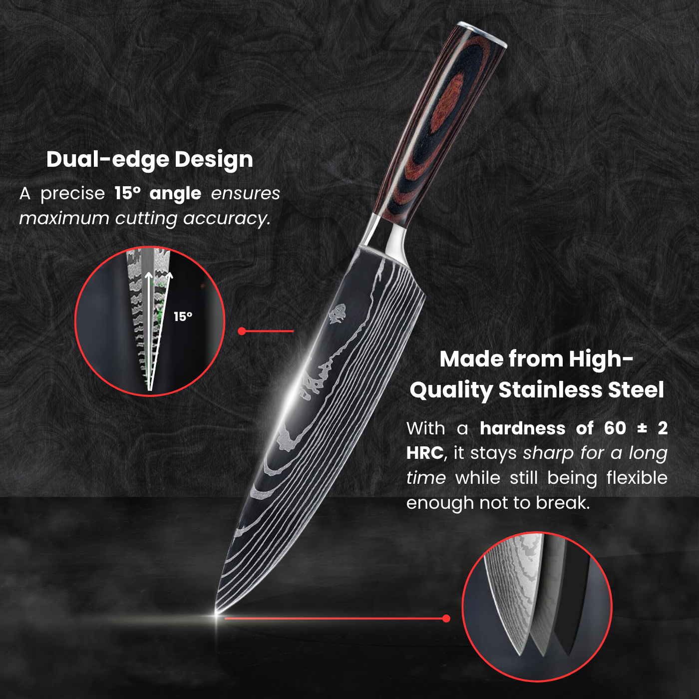 Gyuto Chef's Knife (8") - Takumi Series