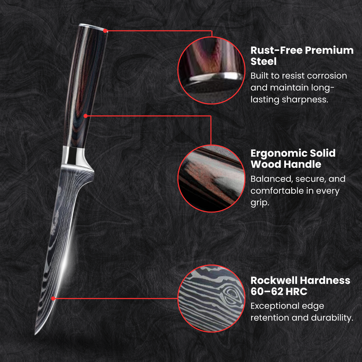 Honesuki Boning Knife (6") - Takumi Series