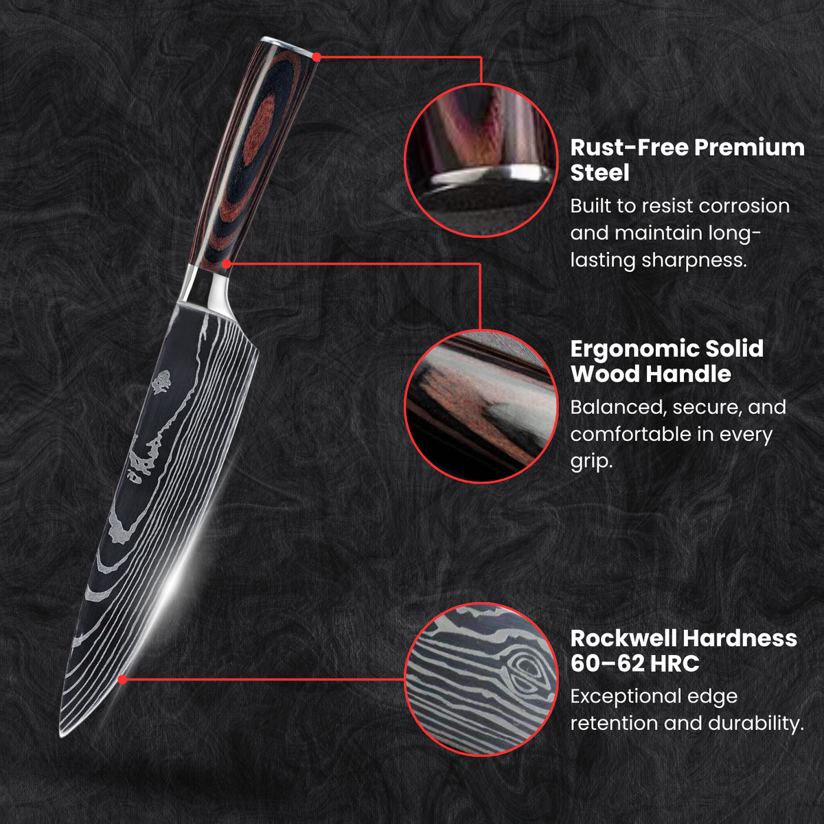 Gyuto Chef's Knife (8") - Takumi Series