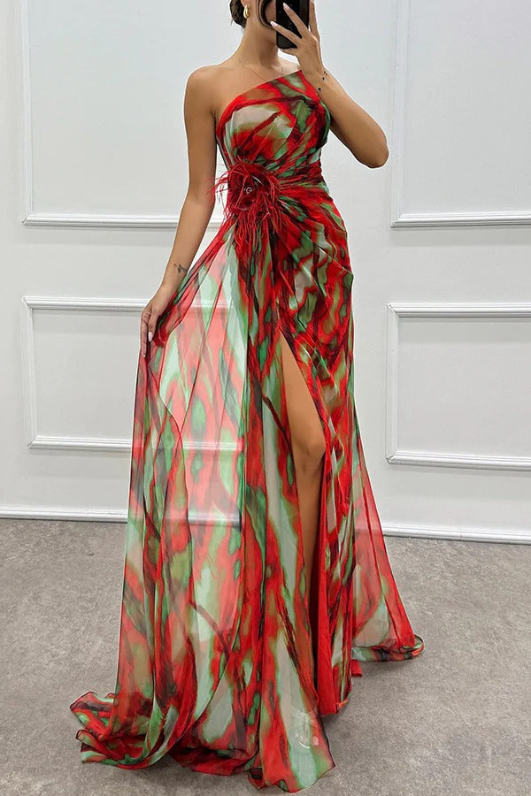 Yvette | Vibrant Draped Dress
