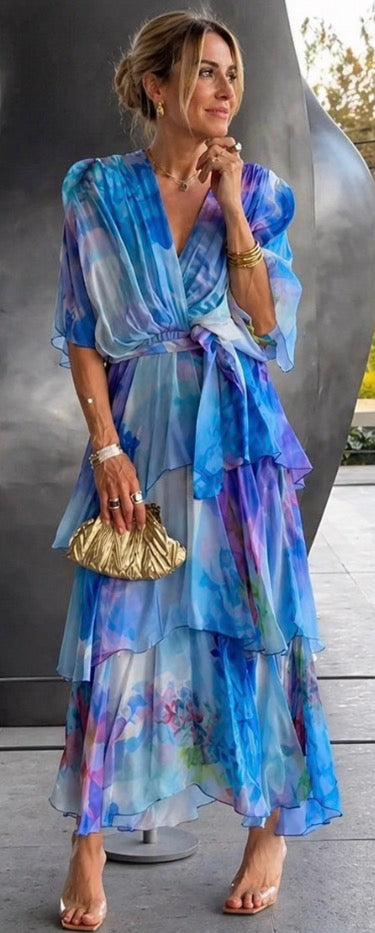 Daniela | Layered Floral Sun Dress