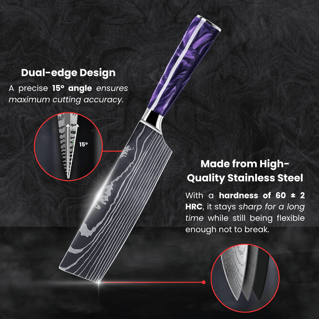 Nakiri Vegetable Knife (7") - Yozora Series