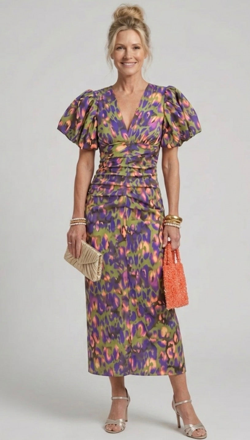 Helena | Dress with Puff Sleeves