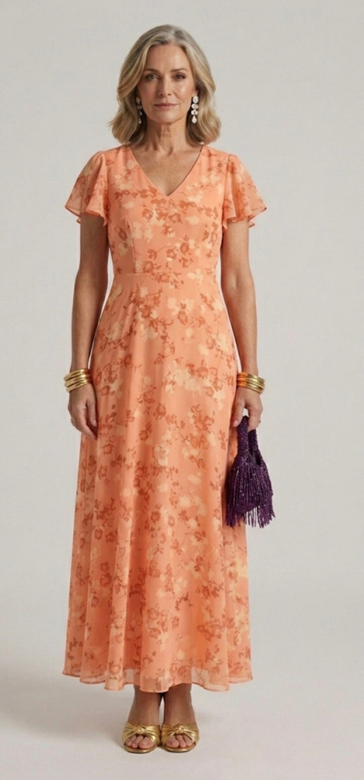 Beatrice | Glamorous dress that covers the belly