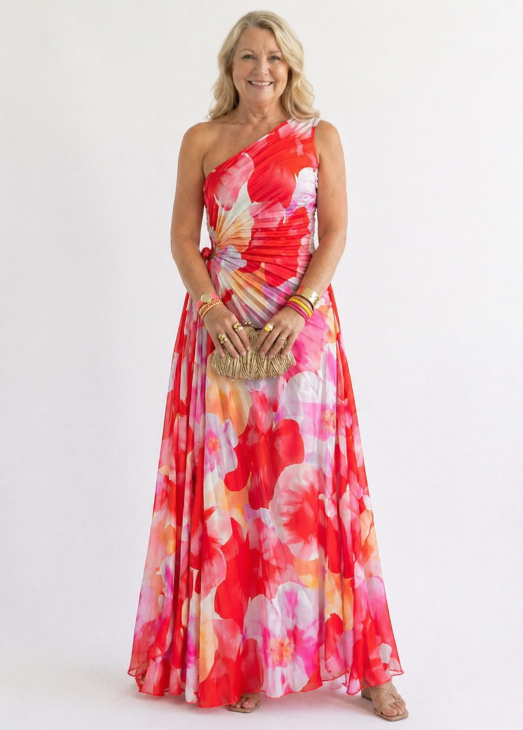 Zinnia | Vibrant Tropical Evening Dress