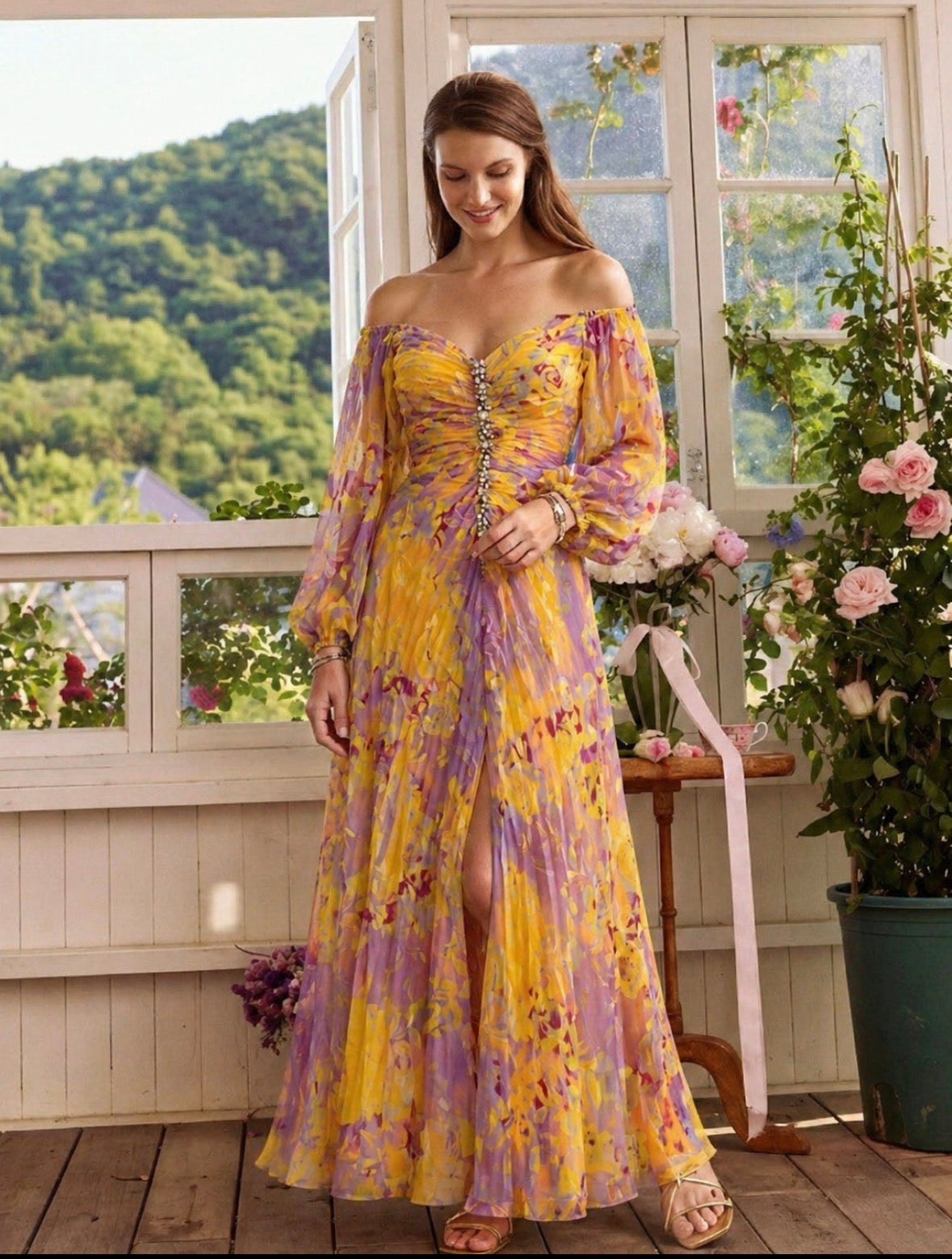 Eleonora | Elegant Dress with V-Neck