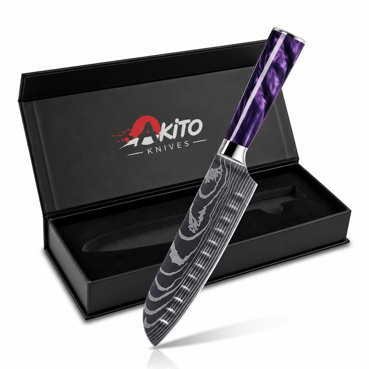 Santoku All-Purpose Knife (7") - Yozora Series