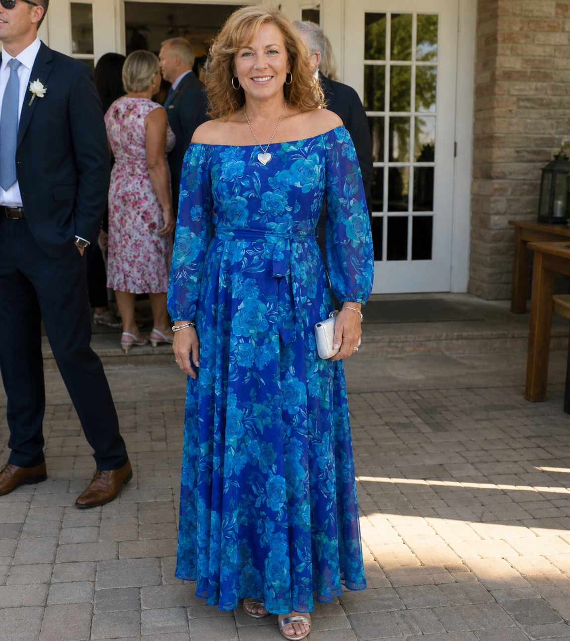 Mirabelle | Off Shoulder Floral Maxi Dress