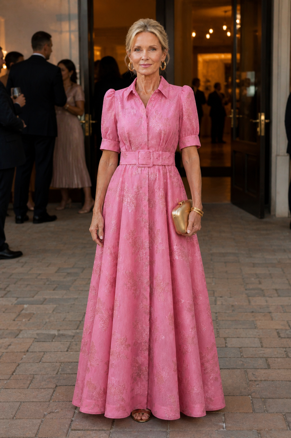 Seraphina | Belted Floral Maxi Dress