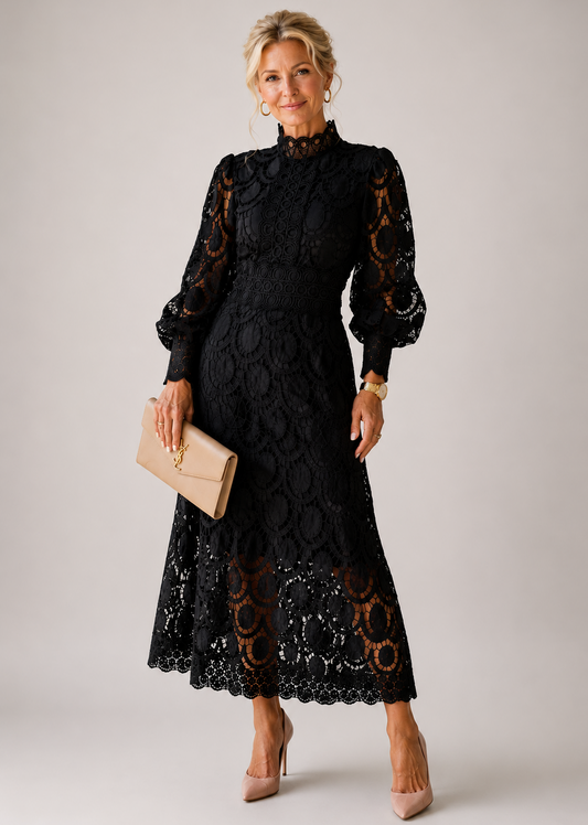 Felicity | Lace Midi Dress