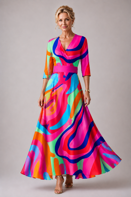Vivienne | Comfortable dress for every day with V-neck
