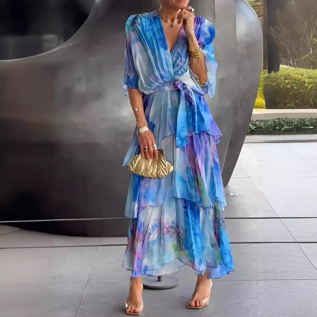 Daniela | Layered Floral Sun Dress