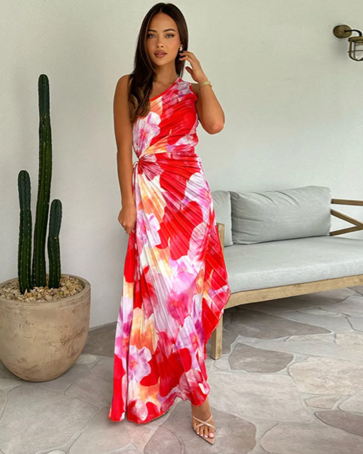 Zinnia | Vibrant Tropical Evening Dress