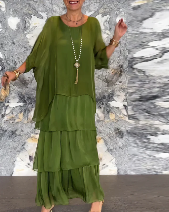 Lara | Elegant Flowing Maxi Dress