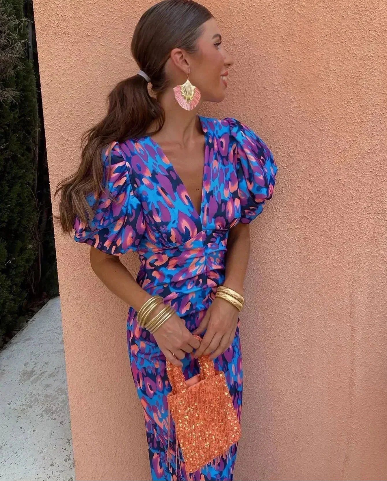 Helena | Dress with Puff Sleeves