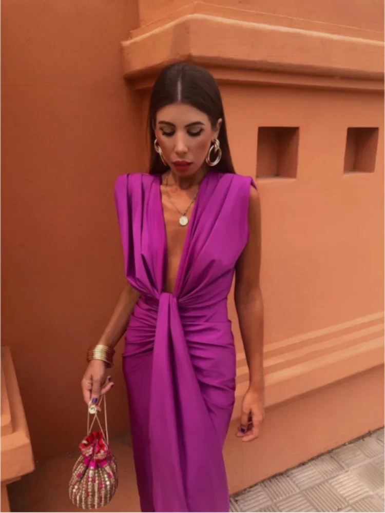 Anastasia | Elegant Pleated Dress