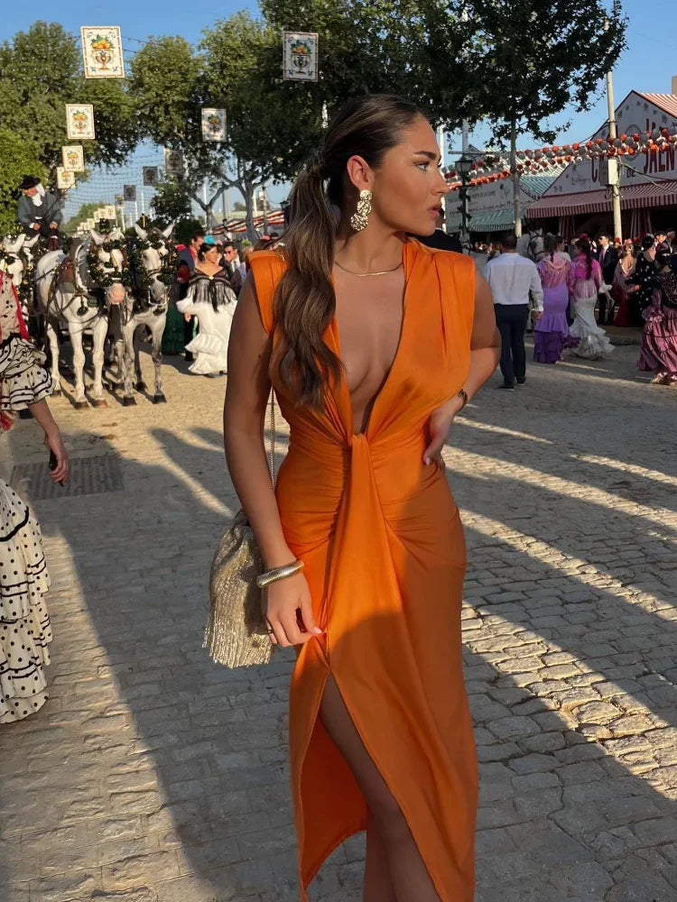 Anastasia | Elegant Pleated Dress