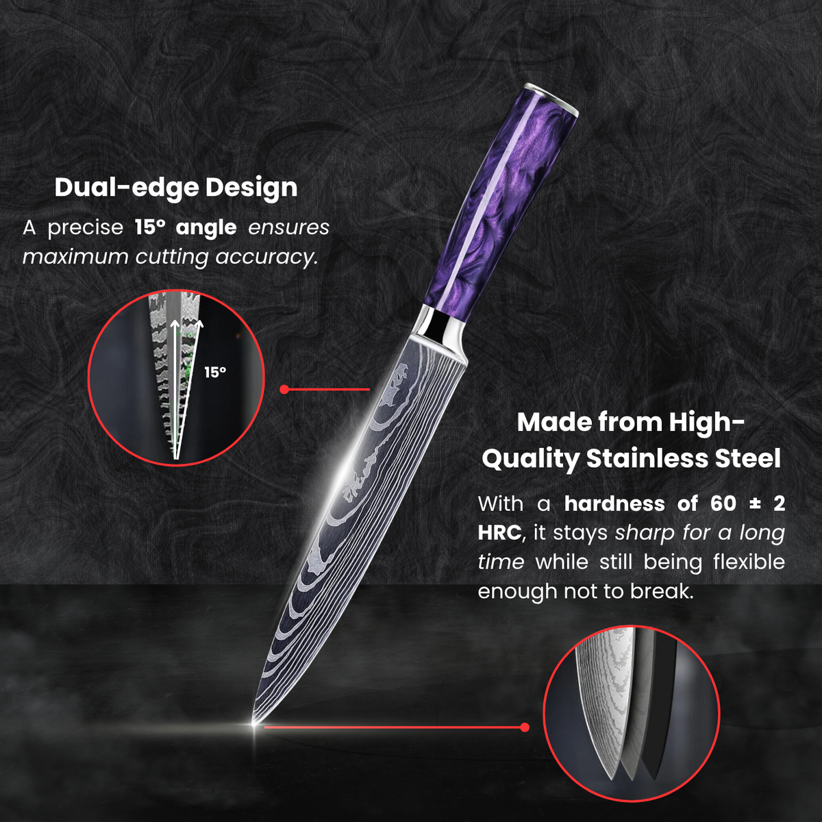 Sujihiki Slicing Knife (7.5") - Yozora Series