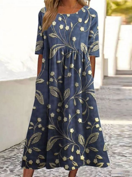 LAARNI™ | Relaxed Midi Dress
