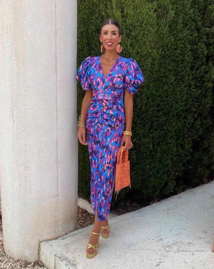 Helena | Dress with Puff Sleeves
