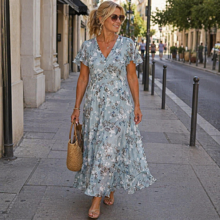 Zuri | Glamorous Tummy Covering Dress